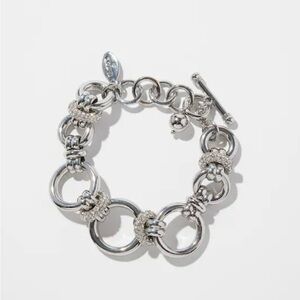 Chico’s Silver Tone Links Bracelet